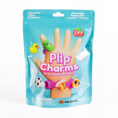 Biżuteria dla dzieci Plip Charms ZESTAW bransoletka +pierścionek +8 charmsy na Arena.pl