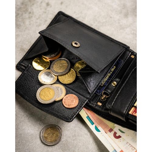 zestaw prezentowy: portfel męski ze skóry naturalnej i brelok - peterson na Arena.pl