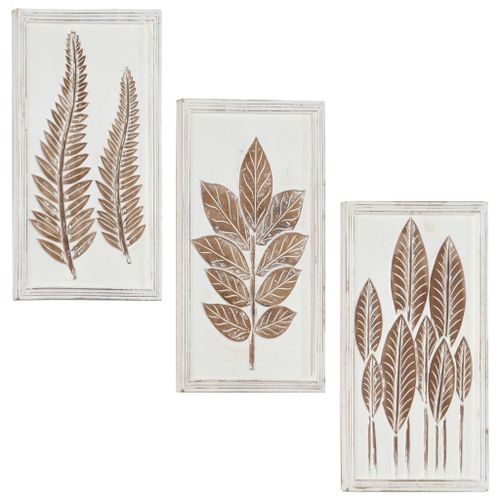 Ręcznie rzeźbione panele ścienne, 3 szt., MDF, 40x60x1,5 cm na Arena.pl