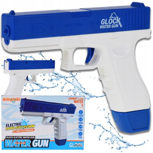 ELEKTRYCZNY AUTOMATYCZNY PISTOLET NA WODĘ BATERIĘ DUŻY ZASIĘG STRZELANIE na Arena.pl