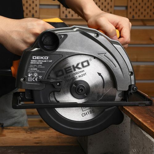 PIŁA TARCZOWA PRZECINARKA RĘCZNA PILARKA DO DREWNA 1200W TARCZA 185MM na Arena.pl