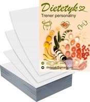 Ulotki A6 100szt reklamowe firmowe dietetyk gotowe wzory duży wybór