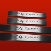 Listwa progowa CITROEN C4 PICASSO MK1 Stal nierdzewna 304 mat 4szt