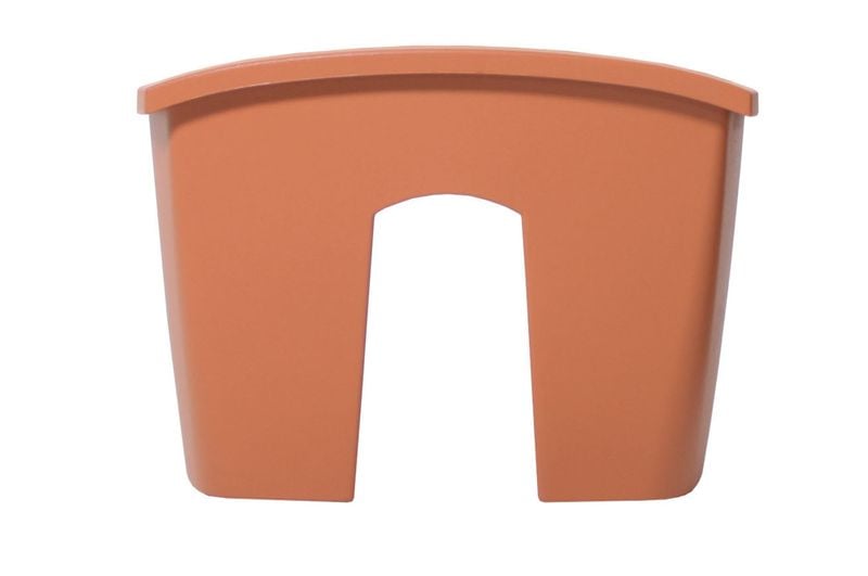 Skrzynka na balustradę DCRO400, Doniczka balkonowa + keramzyt 1l zdjęcie 3