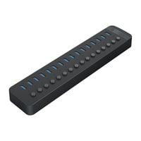 hub ct2u3-16ab z włącznikami 16x usb-a - czarny