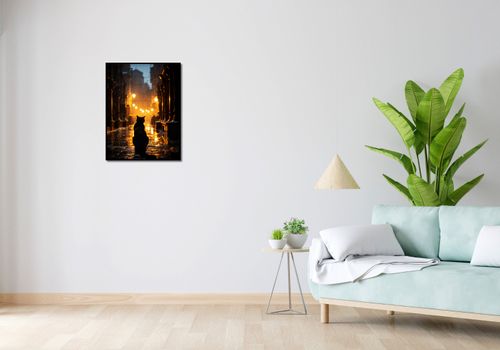 Plakat 50x65cm Samotna Wędrowczyni na Arena.pl