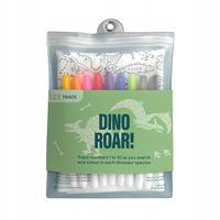 HeyDoodle Mata Silikono do Kolorowania Dinozaury