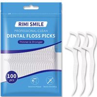 Wykałaczki z nicią dentystyczną 30 sztuk TSG-307 niciowykałaczki Białe