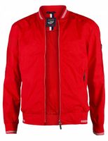 Męska kurtka przejściowa bomberka bez kaptura czerwony WX052 _XL