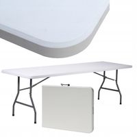 STÓŁ OGRODOWY SKŁADANY ROZKŁADANY CATERINGOWY BANKIETOWY 240x90cm walizka