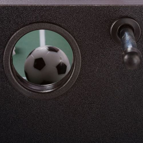 Mini piłkarzyki stołowe z nóżkami 70 x 37 x 25 cm - czarne na Arena.pl