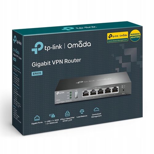 Router TP-LINK TL-ER605 Multi-WAN, VPN, Omada na Arena.pl