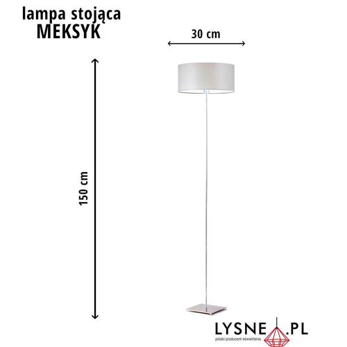 Lampa podłogowa MEKSYK abażur walec na Arena.pl