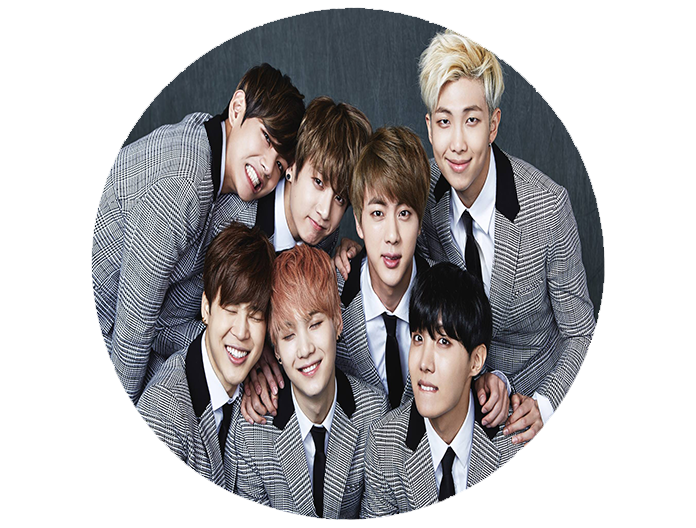 Opłatek na tort BTS zdjęcie 1