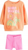 Next SET - Bluza z nadrukiem i szorty 3/4lat