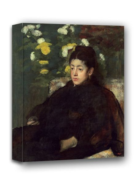 Mademoiselle Malo, Edgar Degas - obraz na płótnie 40x50 cm zdjęcie 1