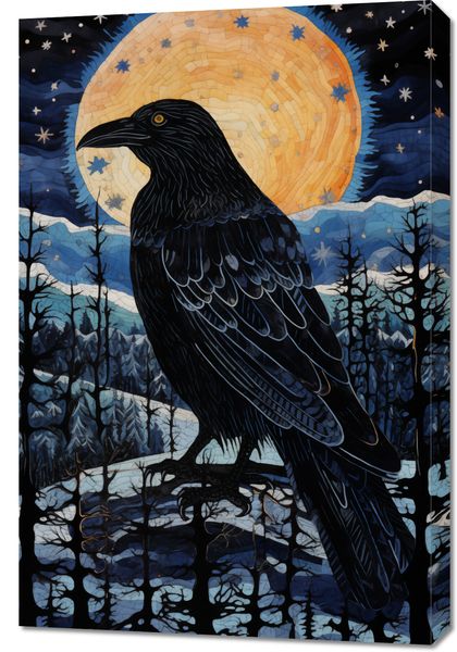 Obraz 60x90cm Kruczy Mąciciel zdjęcie 1