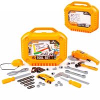 Zestaw Narzędzi Walizka 30 Elementów Szlifierka Pomarańczowy 89458