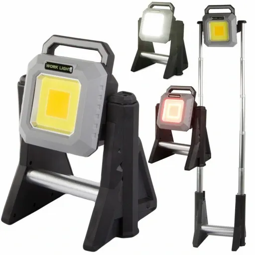 HALOGEN REFLEKTOR AKUMULATOR PRZENOŚNY LED COB USB zdjęcie 1