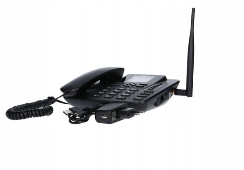 Telefon Stacjonarny Maxcom Mm41D Biurkowy Sim na Arena.pl