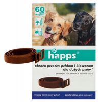 Obroża Dla Psa Na PCHŁY i KLESZCZE Dla Dużych Psów Happs 60 cm x 4