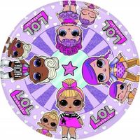 Opłatek na tort LOL Lalki Suprise Postacie