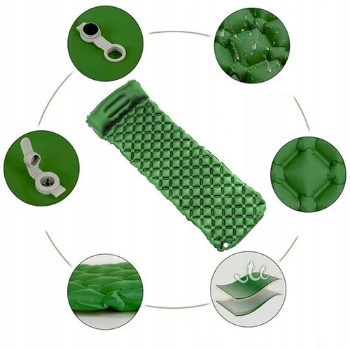 Materac Dmuchany Turystyczny Ultralekki Trekingowy Do Namiotu Wodoodporny na Arena.pl