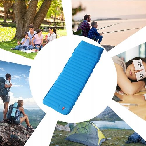 MATERAC TURYSTYCZNY SAMOPOMPUJĄCY MATA CAMPINGOWA WBUDOWANA POMPKA LEKKI na Arena.pl