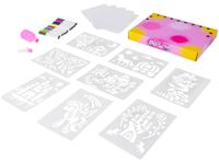 DLA DZIECI ZESTAW MALOWANIA Z POMPKĄ I PISAKAMI