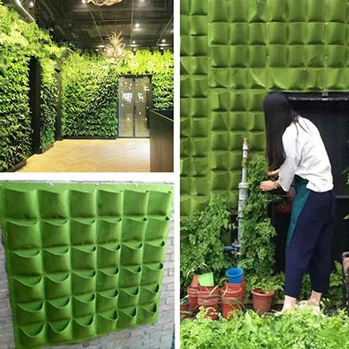 Doniczka WISZĄCA FILC Kaskada WARZYW ZIÓŁ TRUSKAWEK Ogród 18 miejsc na Arena.pl