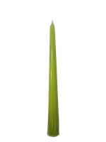 Świeca stołowa stożkowa Bolsius jasna zieleń 25 cm