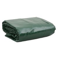 Plandeka, zielona, 3x6 m, 650 g/m²
