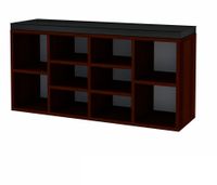 Szafka na buty siedzisko MORDO SM Orzech ciemny - Szafka z półkami