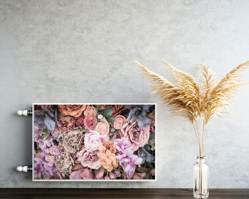 Mata MAGNETYCZNA Na Kaloryfer Bukiet Kwiatów Styl Retro 120cm x 60cm na Arena.pl