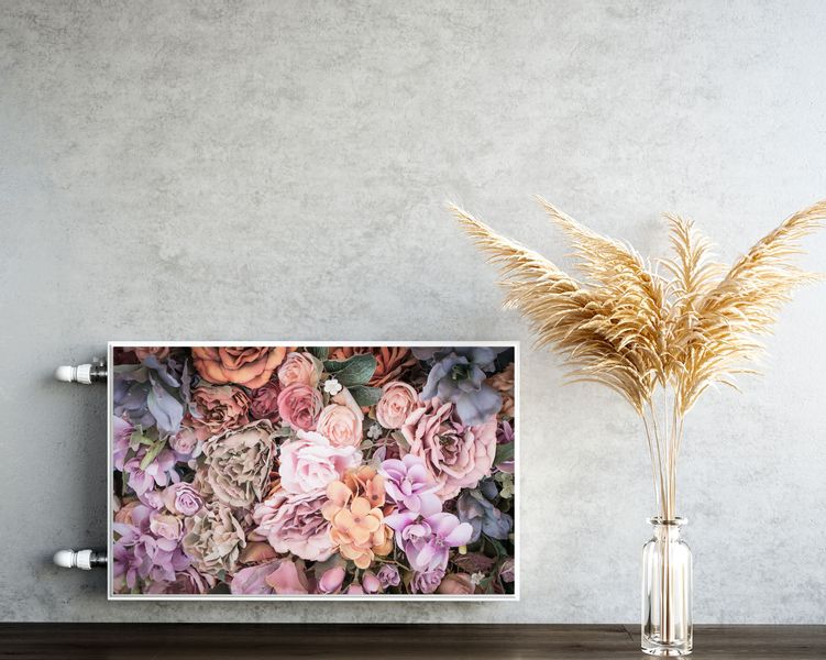 Mata MAGNETYCZNA Na Kaloryfer Bukiet Kwiatów Styl Retro 120cm x 60cm zdjęcie 5