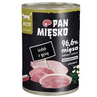 karma mokra dla kota indyk z gęsią pan mięsko hipoalergiczna 400g alergia