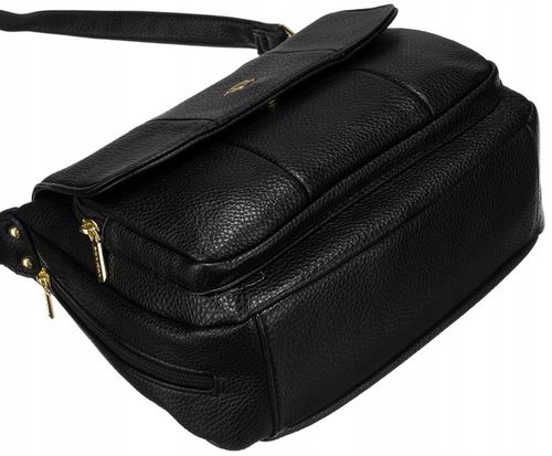 Torebka Rovicky ze skóry ekologicznej z klapką na klips magnetyczny damska na Arena.pl