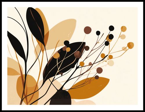 Plakat 80x60cm Jesienne Sylwety na Arena.pl
