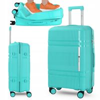 WALIZKA ŚREDNIA XL PODRÓŻNA BAGAŻ NA KÓŁKACH NIEZNISZCZALNA