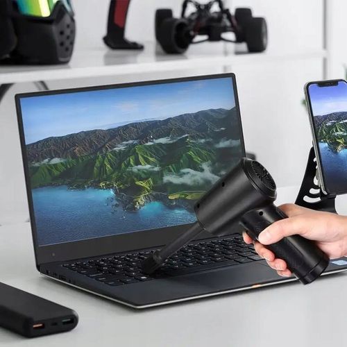 ELEKTRYCZNA DMUCHAWA SPRĘŻONE POWIETRZE KOMPRESOR AIR DUSTER DO KURZU MKR na Arena.pl