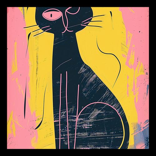 Plakat 20x20cm Kontrastowa Kotka na Arena.pl