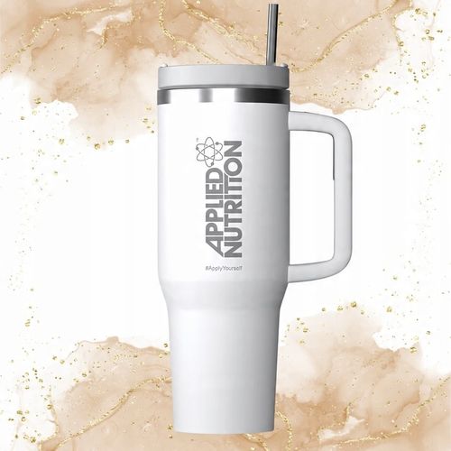 KUBEK TERMICZNY ZE STALI NIERDZEWNEJ ZE SŁOMKĄ DO SAMOCHODU NA KAWĘ 1200ml na Arena.pl