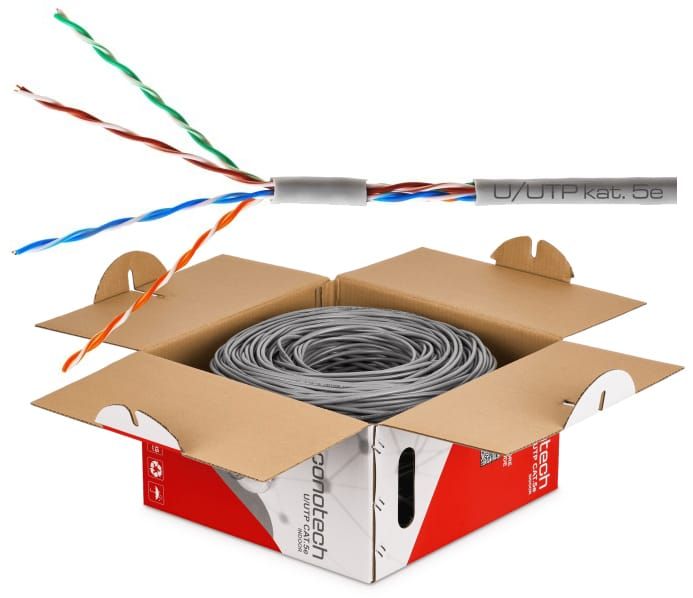 Kabel sieciowy U/UTP LAN kat. 5e Conotech na metry zdjęcie 3
