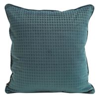 Poszewka welwetowa AMELIA 40x40 turkusowa