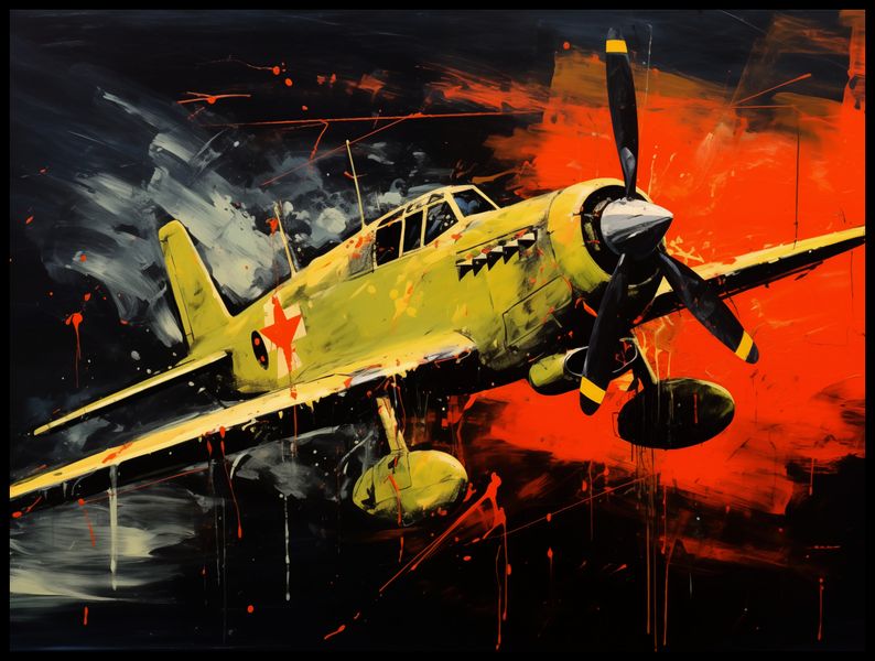 Plakat 100x75cm Barwny Przelot zdjęcie 2