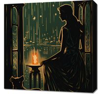 Obraz 60x60cm Nocne Szeptanie