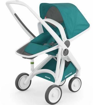 Wózek Greentom Reversible white - teal na Arena.pl