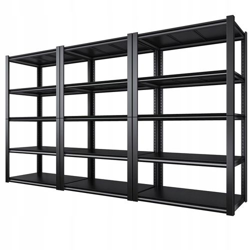 REGAŁ METALOWY MAGAZYNOWY 200x300x40 5 półek do garażu piwnicy biura na Arena.pl
