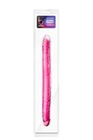 dildo-b yours 16inch double dildo pink