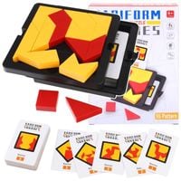 układanka planszowa gra 3d logiczna z zadaniami klocki puzzle tangram